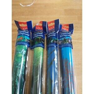 Aqua Culture Aquarium Background For 10 Gallon Tank 2 Sided